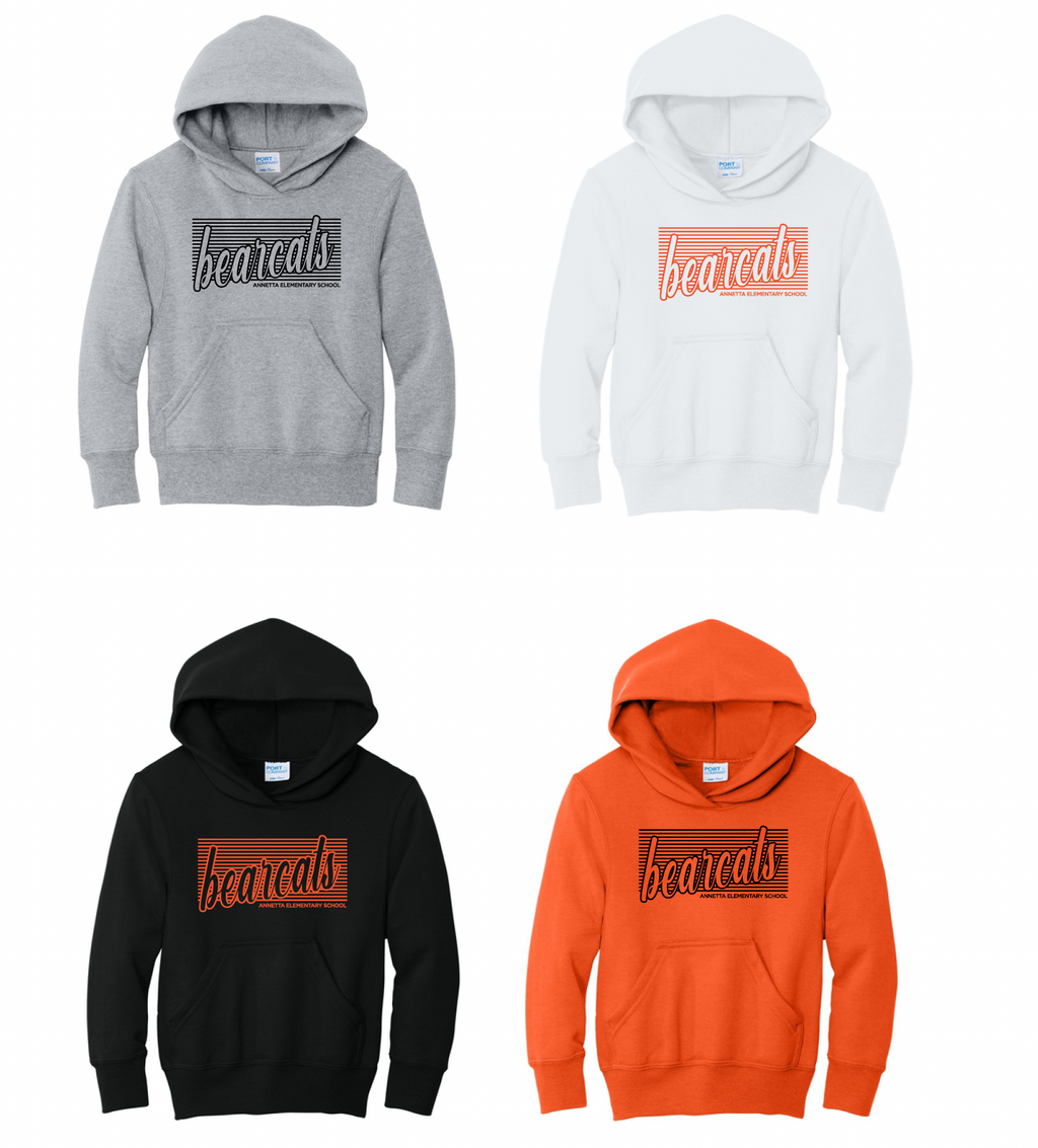 Annetta Bearcat Line Logo Cotton Hoodie