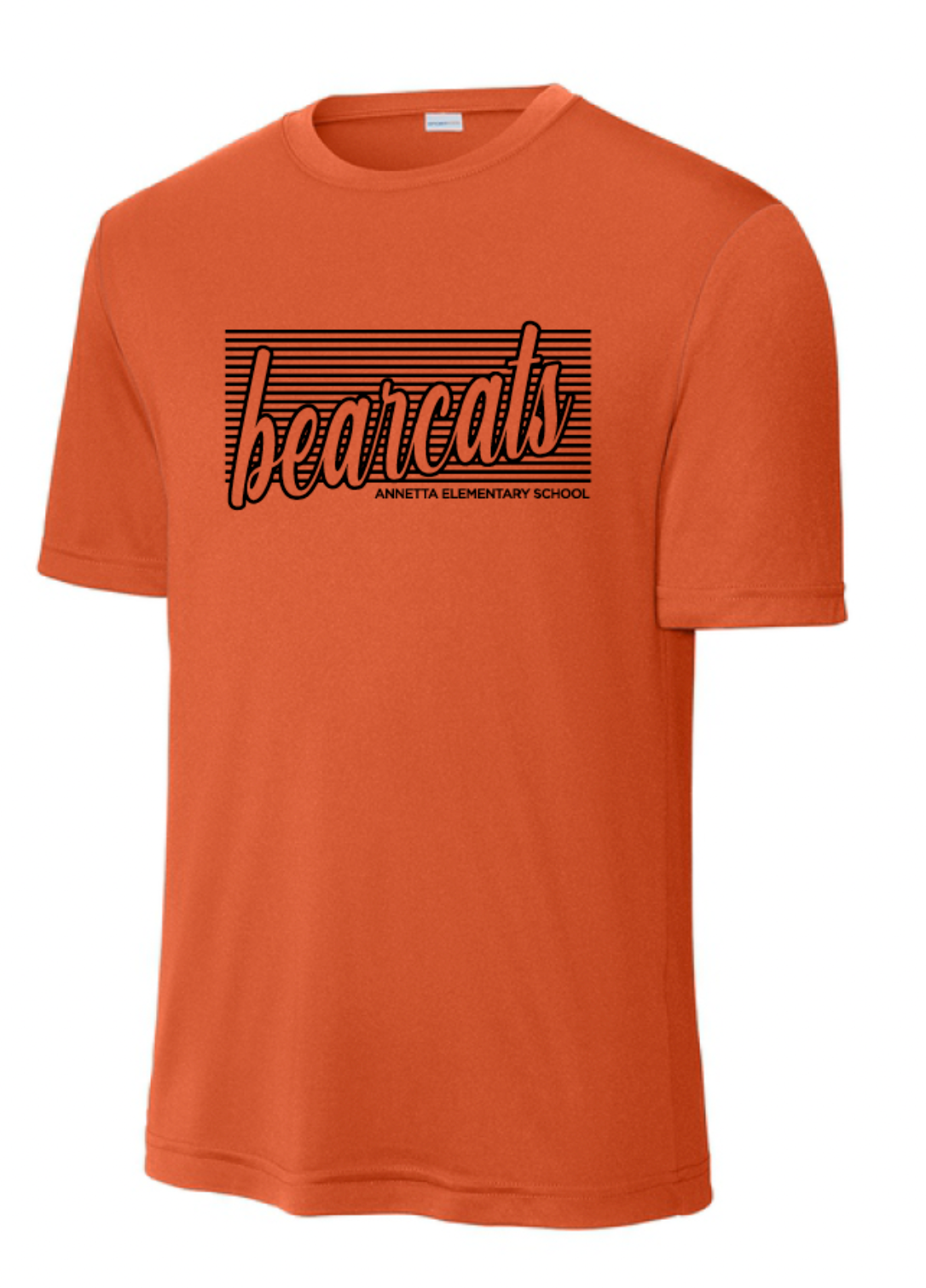 Annetta Bearcat Line Logo Short Sleeve Tee