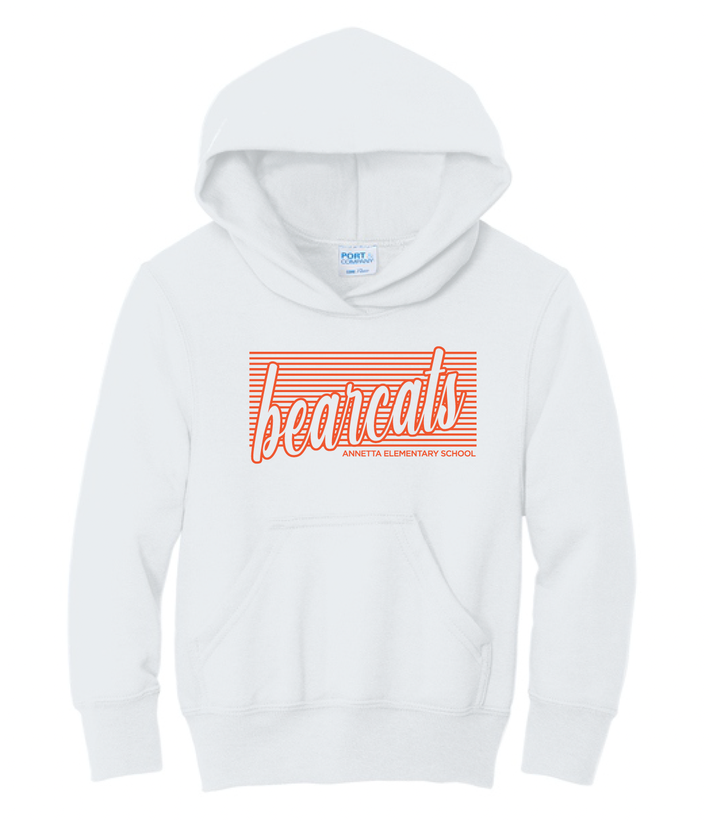 Annetta Bearcat Line Logo Cotton Hoodie