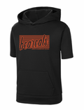 Annetta Bearcat Line Logo Short Sleeve Moisture Management Hoodie