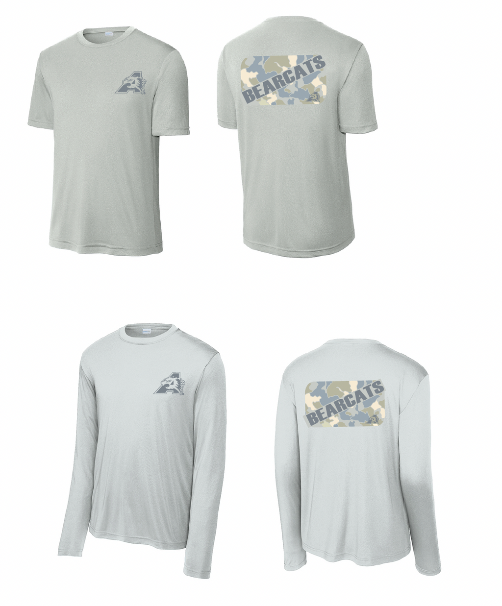 Annetta Bearcat Camo Moisture Management Tee