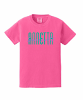 Annetta Bearcat Cursive Logo Comfort Color Tee