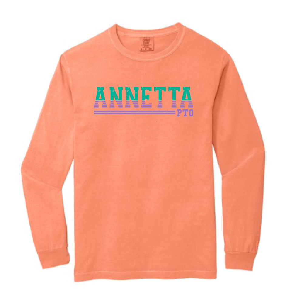 Annetta PTO Long Sleeve Comfort Color Tee