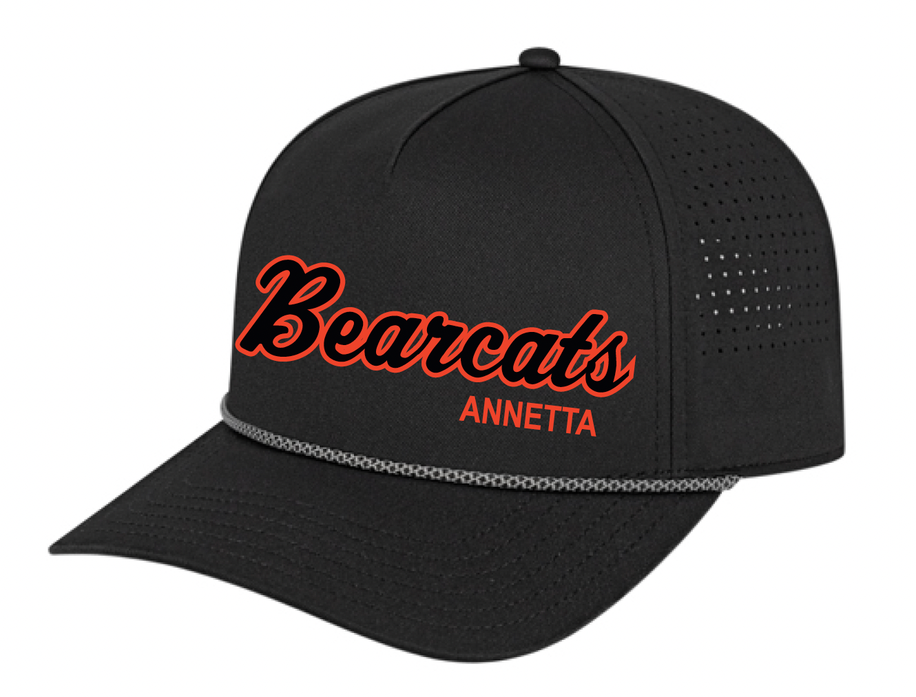 Annetta Bearcat PUFF Rope Cap Snapback