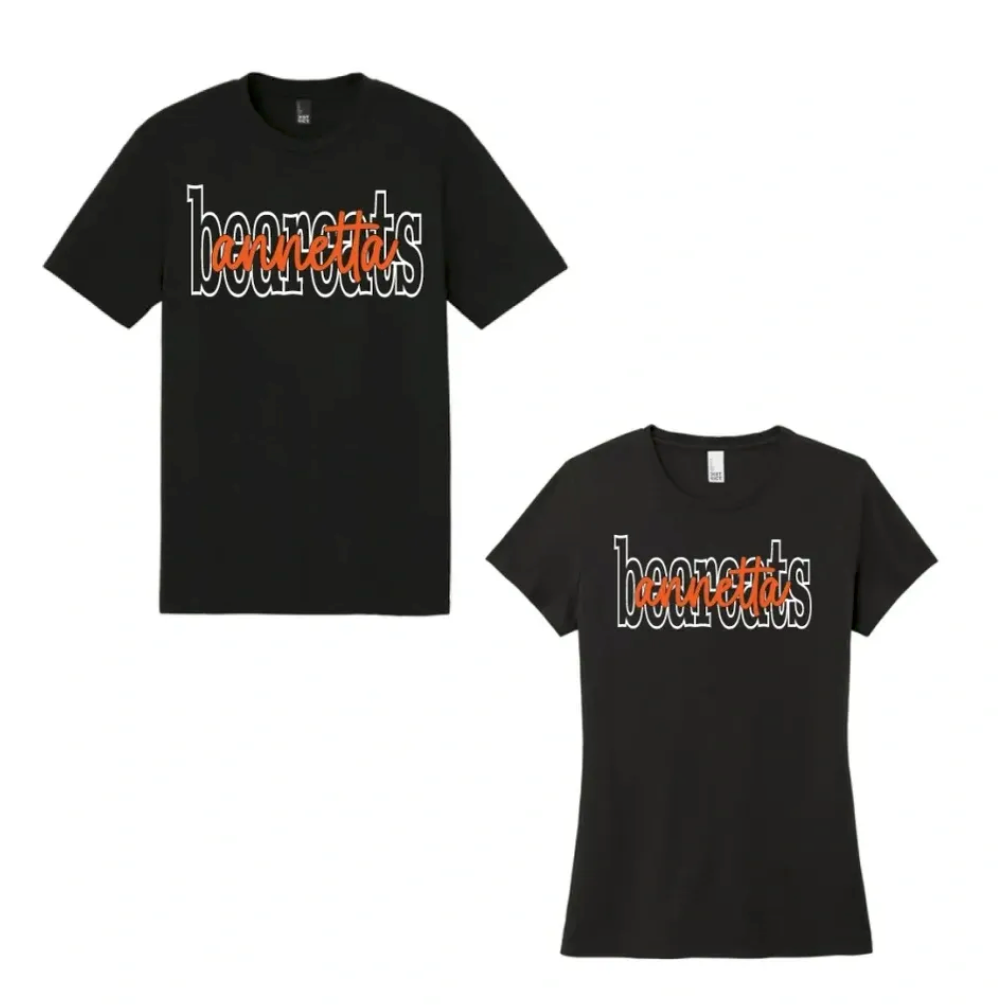 Annetta or Aledo Puff Tee - Unisex, Ladies, and Youth