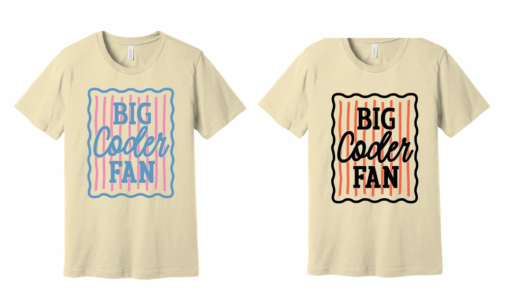 Coder Big "Aledo/Coder" Fan Bella Canvas Tee