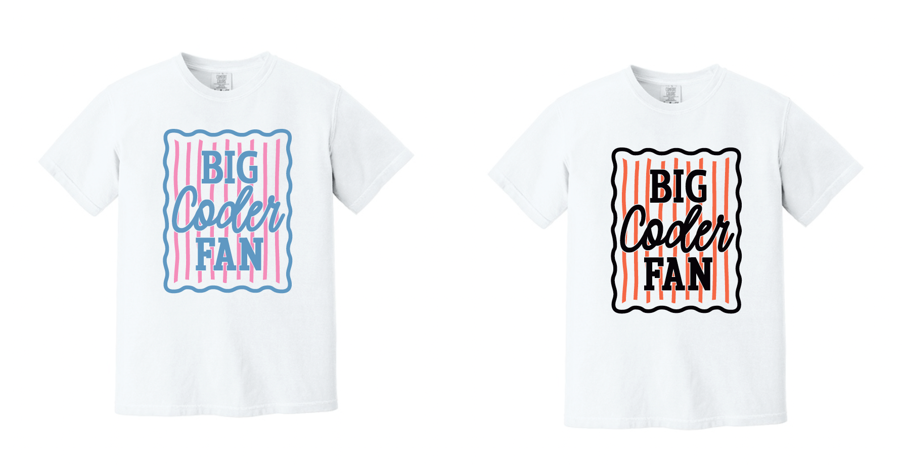 Coder "Big Aledo/Coder" Fan Comfort Colors Tee