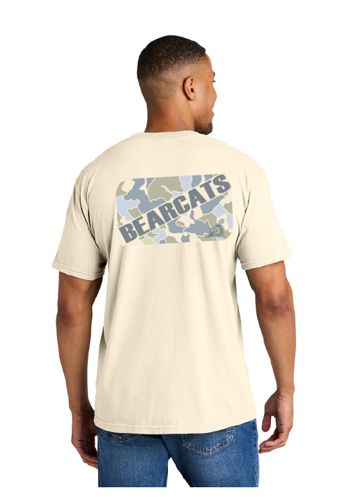 Annetta Bearcat Camo - Adult Comfort Colors Tee