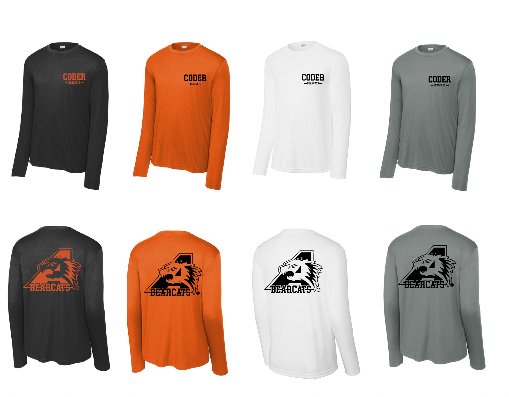 Coder Aledo A Moisture Management Long Sleeve Tee