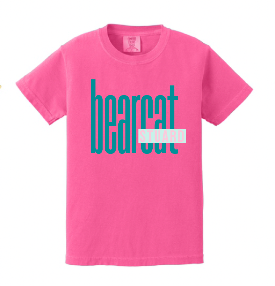 Stuard Lowercase Logo Comfort Color Tee - optional logo (Stuard/Aledo)