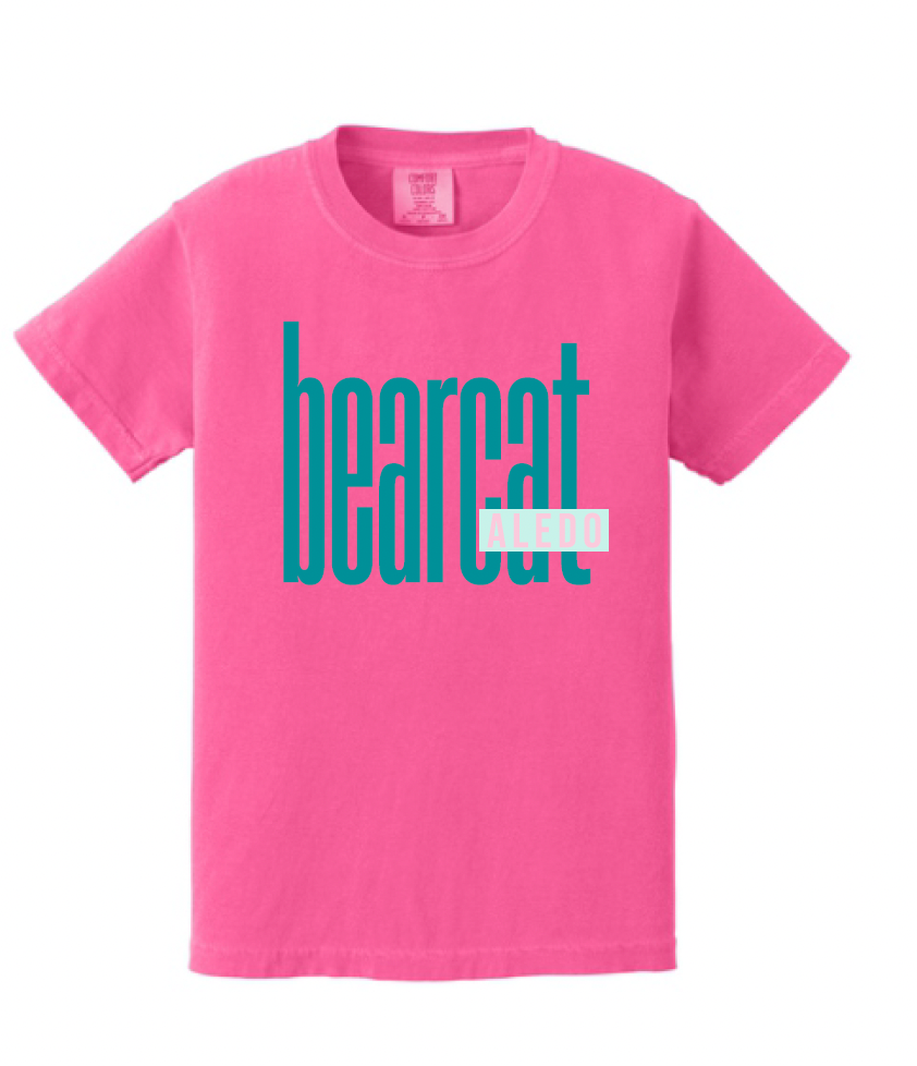 Stuard Lowercase Logo Comfort Color Tee - optional logo (Stuard/Aledo)