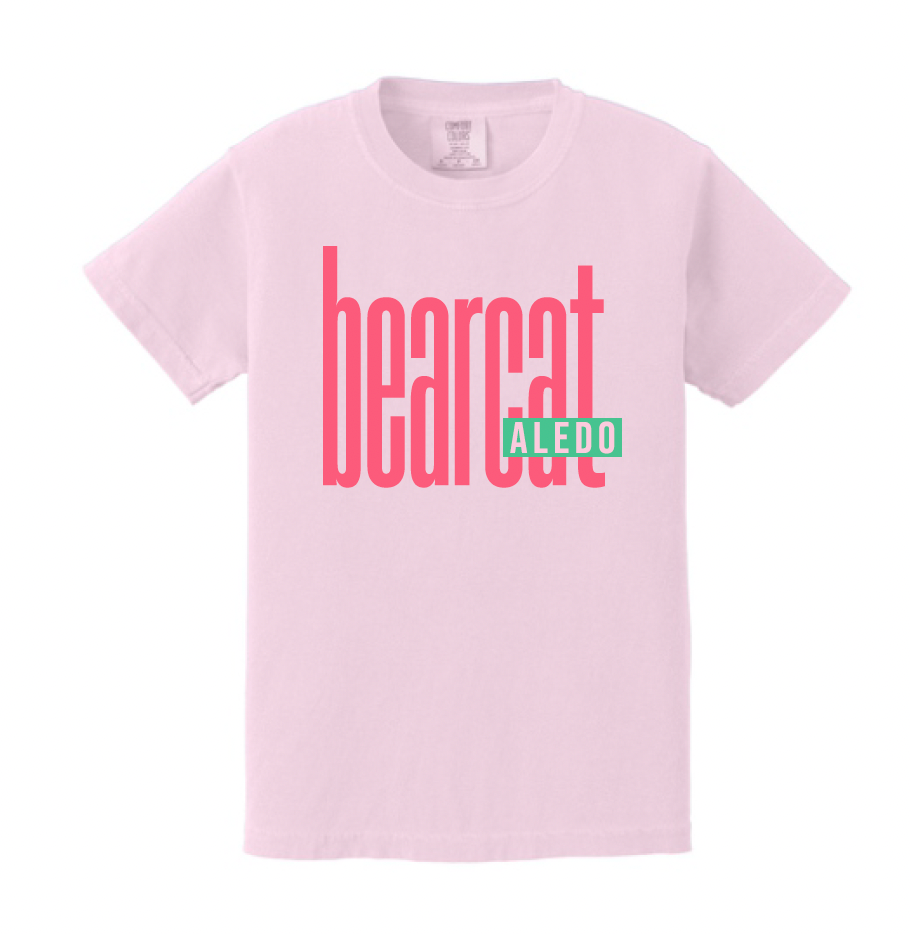 Stuard Lowercase Logo Comfort Color Tee - optional logo (Stuard/Aledo)