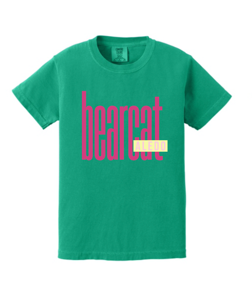 Stuard Lowercase Logo Comfort Color Tee - optional logo (Stuard/Aledo)