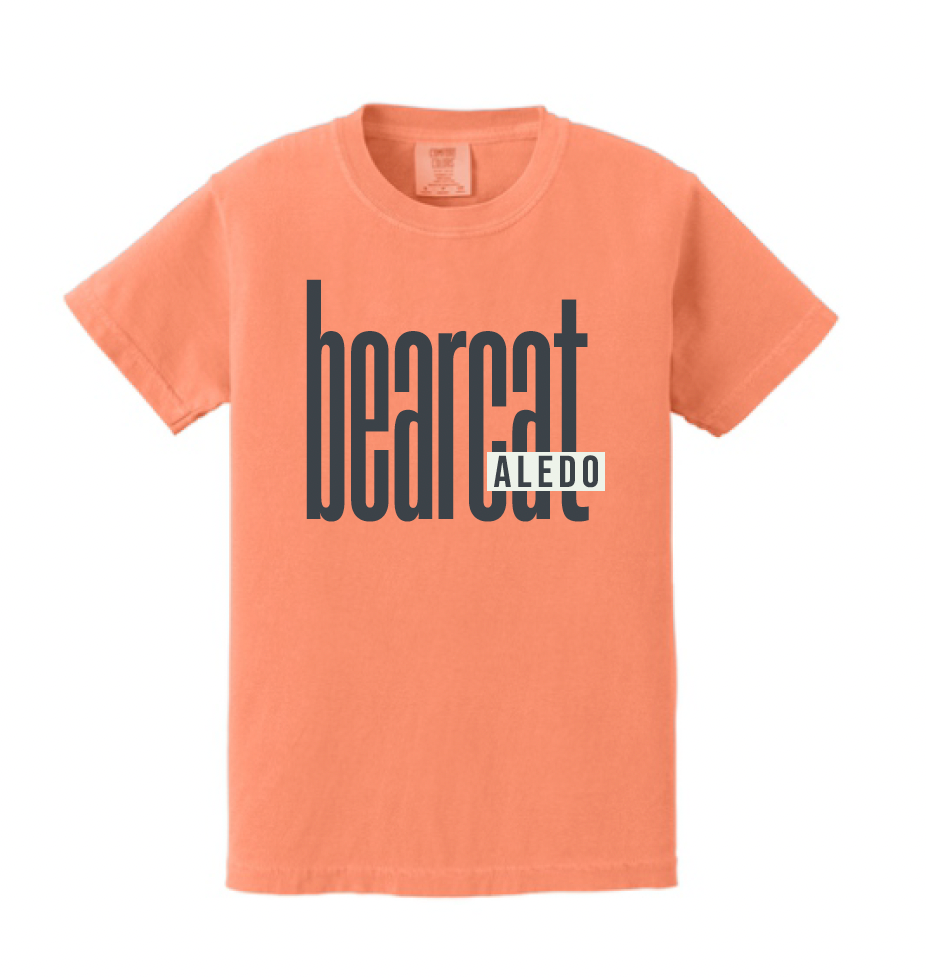 Stuard Lowercase Logo Comfort Color Tee - optional logo (Stuard/Aledo)
