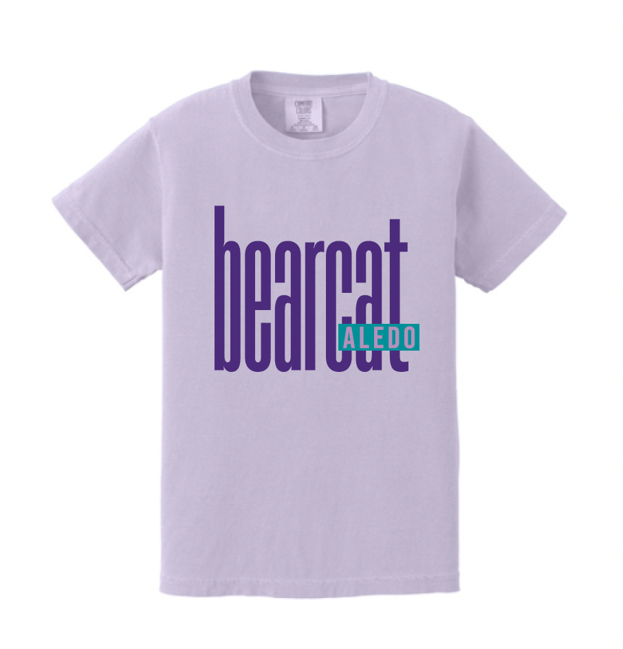 Stuard Lowercase Logo Comfort Color Tee - optional logo (Stuard/Aledo)