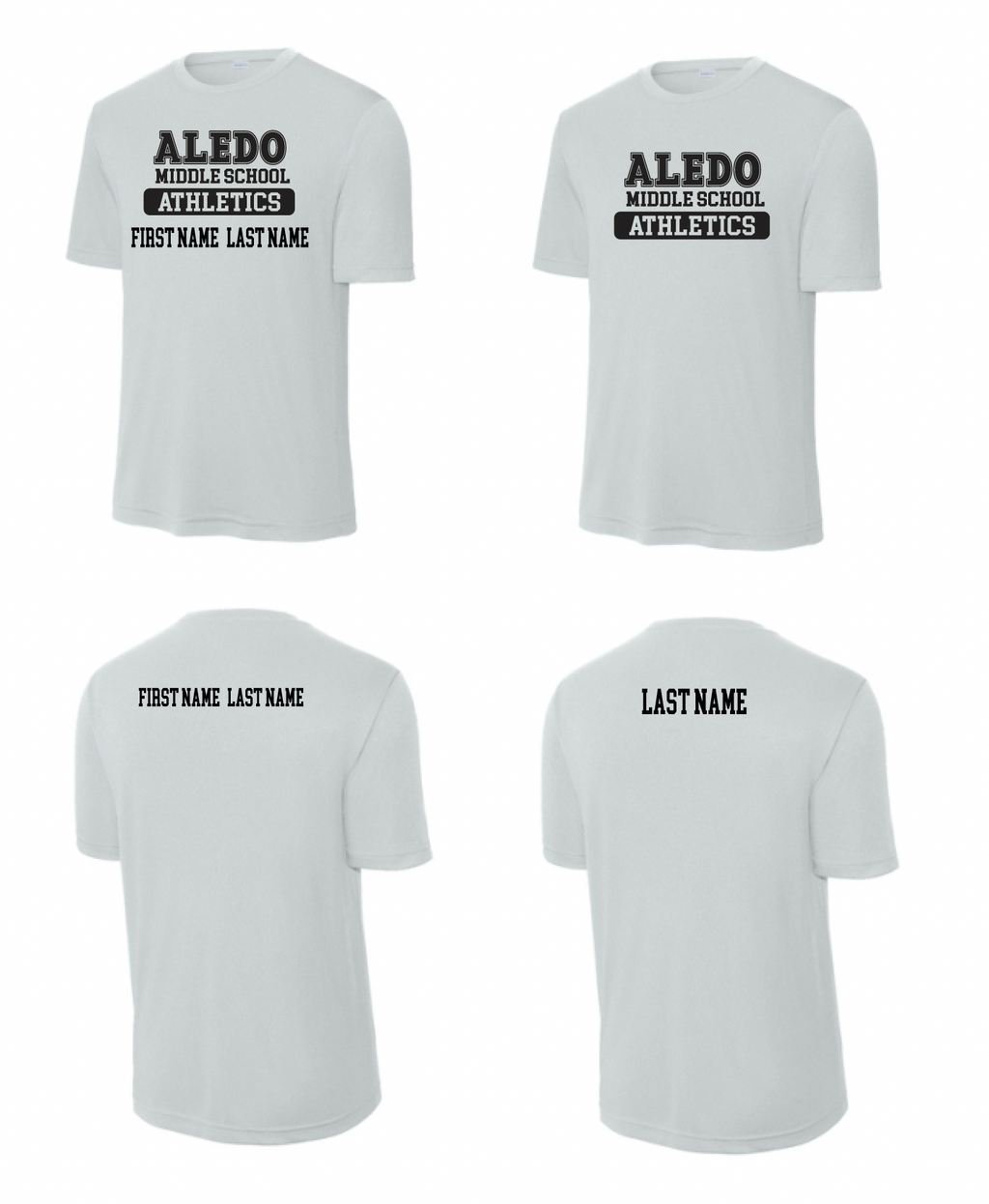 Aledo MS Athletics Moisture Management Tee