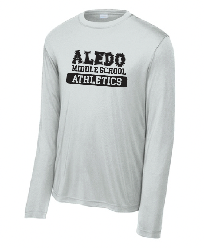 Aledo MS Athletic Long Sleeve Moisture Management Tee