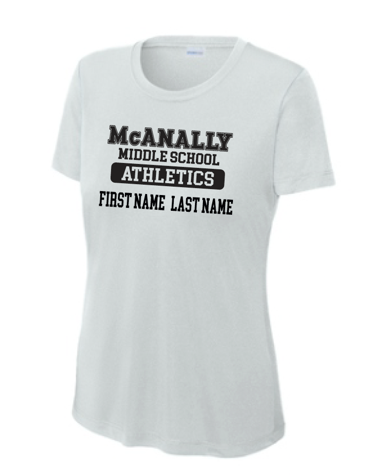 McAnally MS Athletics Moisture Management Tee
