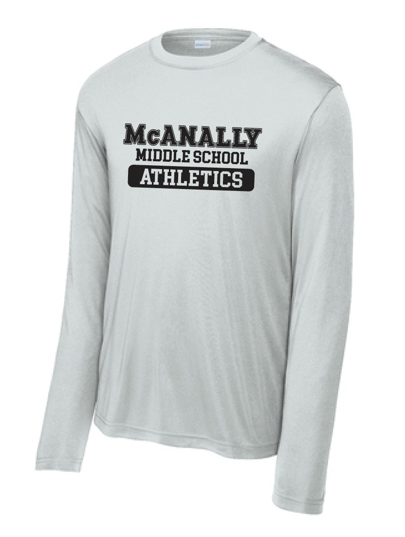 McAnally MS Athletic Long Sleeve Moisture Management Tee