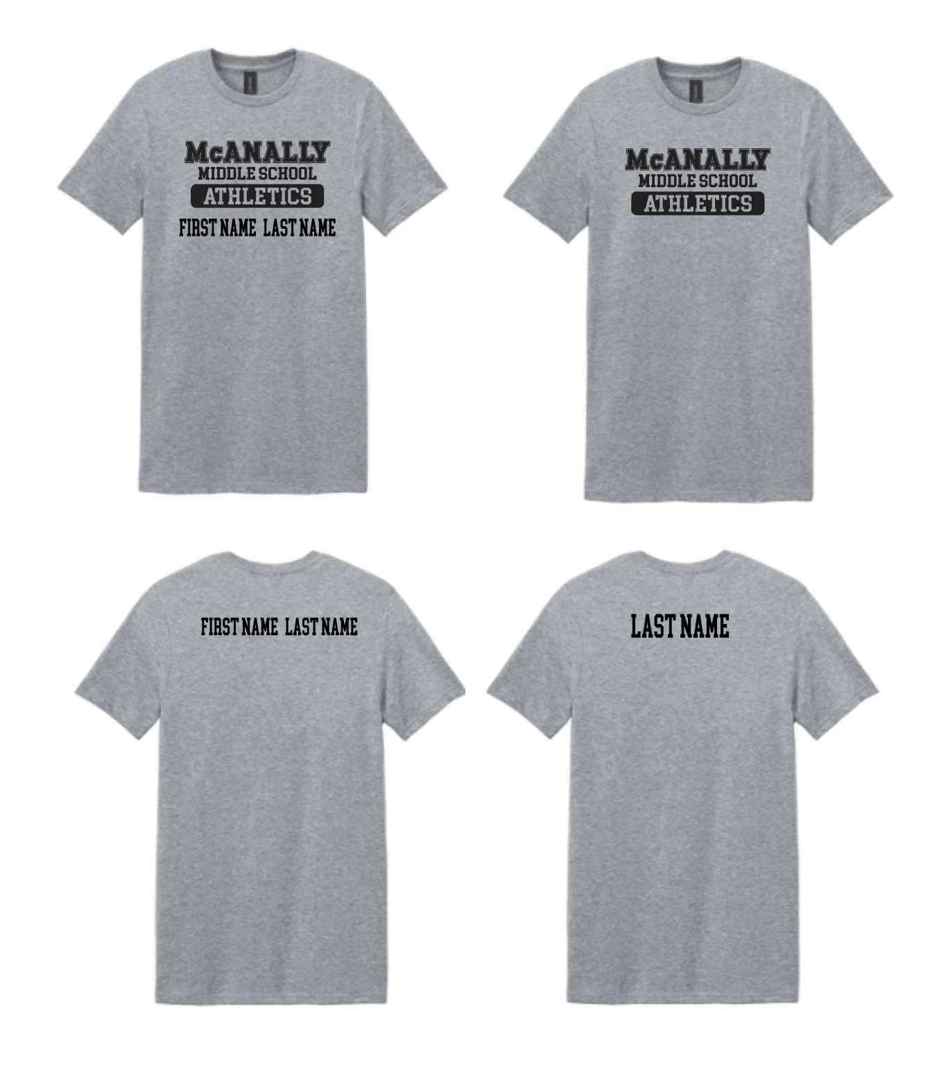 McAnally MS Athletics Cotton Tee