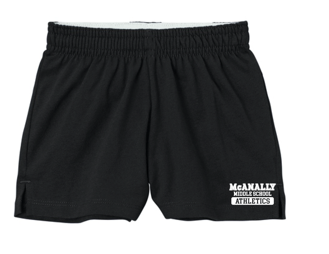 McAnally MS Athletics Girls Jersey Knit Squad Shorts