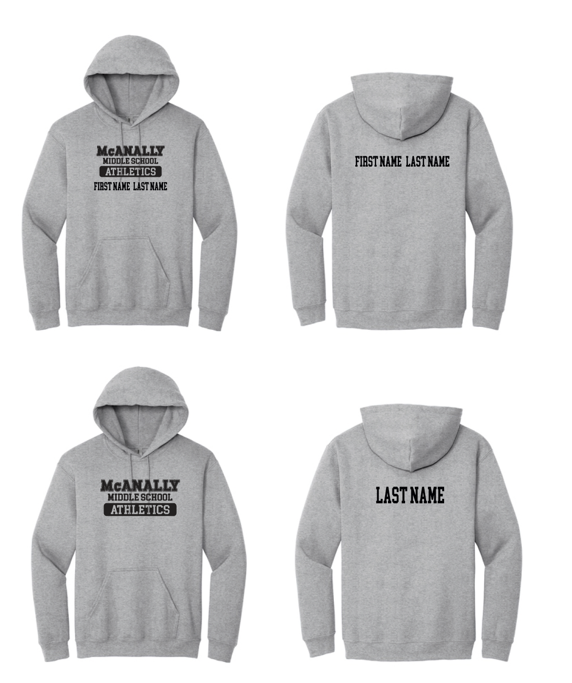 McAnally MS Athletics Cotton Hoodie