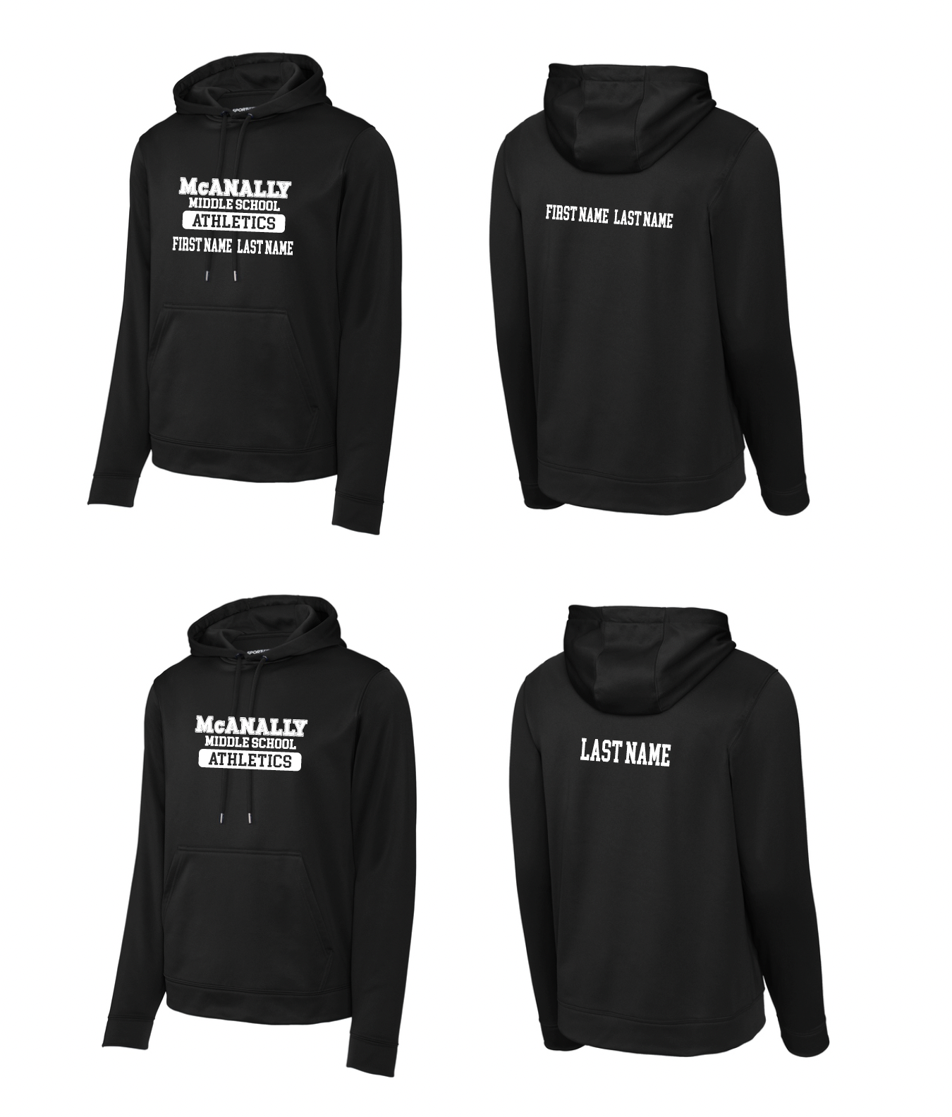 McAnally MS Athletics Moisture Management Hoodie