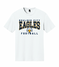 BCHS Football Cotton Tee with Eagles Logo