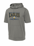 BCHS Football SS Hoodie with Eagles Logo