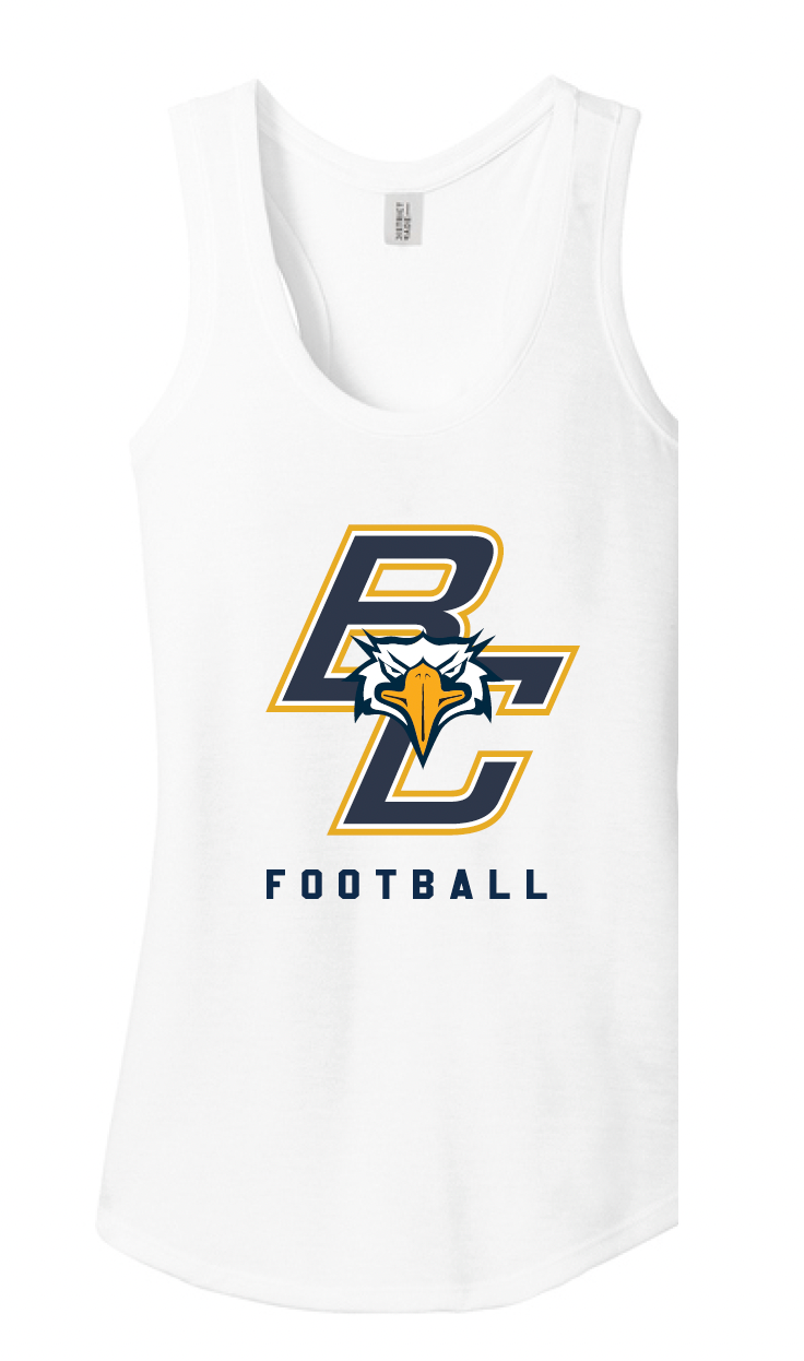 BCHS Football Racerback Tank with BC Logo