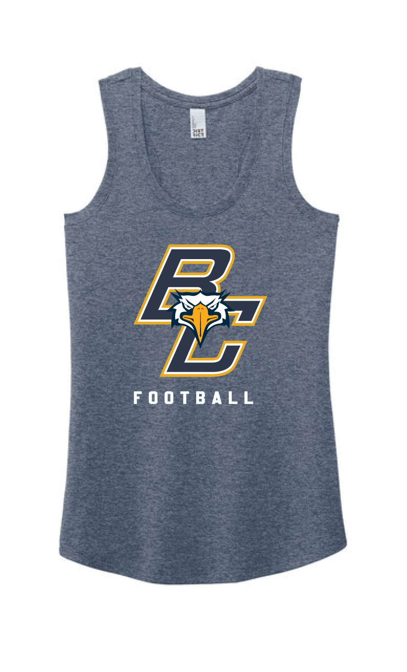 BCHS Football Racerback Tank with BC Logo