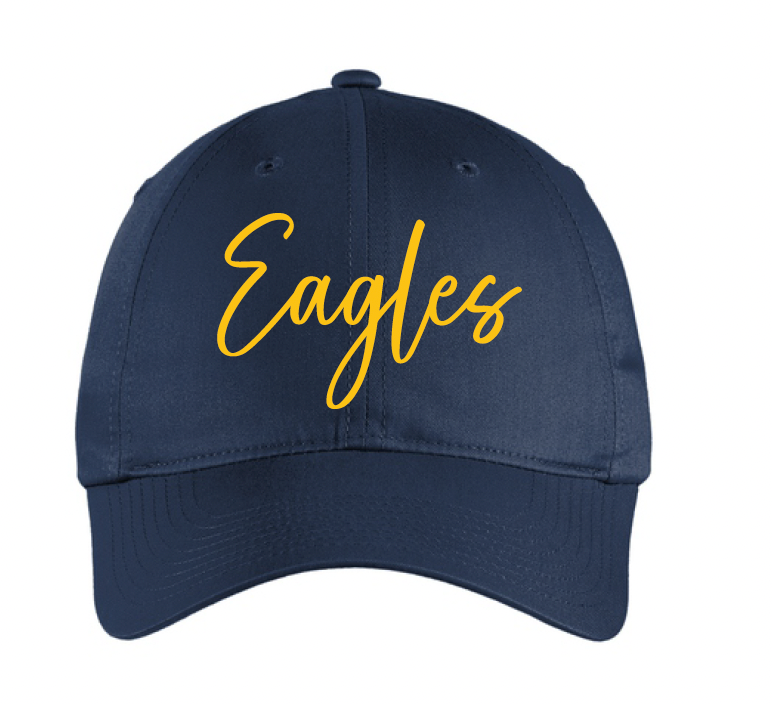 BCHS Football Nike Buckle Embroidered Eagle Cursive Cap