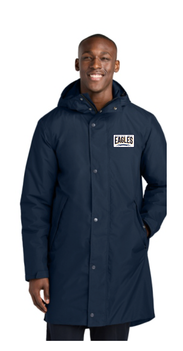 BCHS Football Parka Jacket with Patch Logo