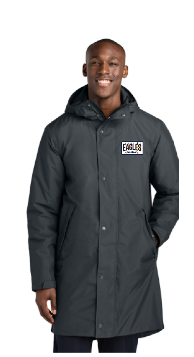 BCHS Football Parka Jacket with Patch Logo
