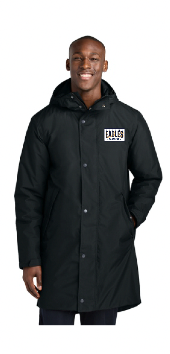 BCHS Football Parka Jacket with Patch Logo