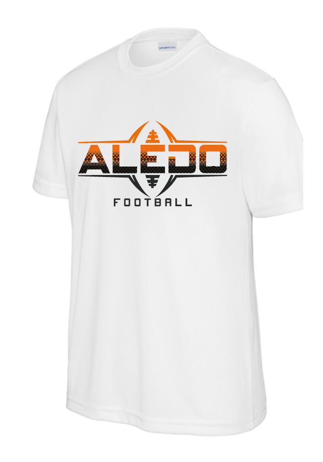 Aledo 5u Flag Football Moisture Management Tee (No Name/Number)