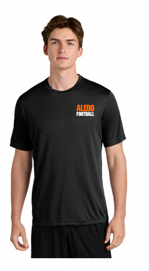 Aledo Football Flag Moisture Management Tee Short Sleeve or Long Sleeve