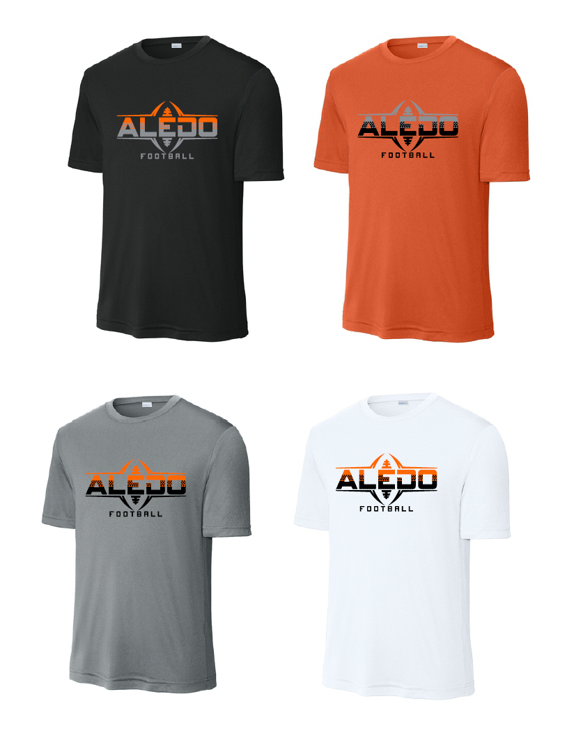 Aledo Football Moisture Management Tee