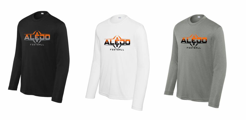 Aledo Football Moisture Management Long Sleeve Tee