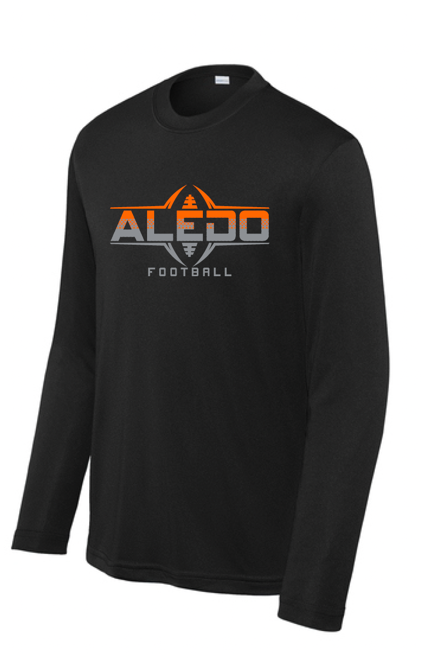 Aledo Football Moisture Management Long Sleeve Tee
