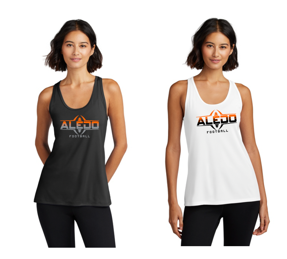 Aledo Football Ladies Moisture Management Racerback Tank