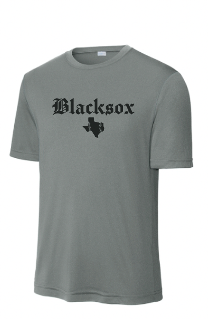 Texas Blacksox Moisture Management Tee - State Logo