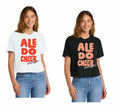 Aledo Cheer Hallelujah! Logo Comfort Colors Ladies Boxy Tee