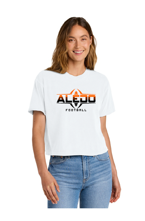 Aledo Football Comfort Colors Ladies Boxy Tee