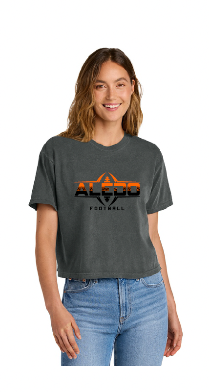 Aledo Football Comfort Colors Ladies Boxy Tee