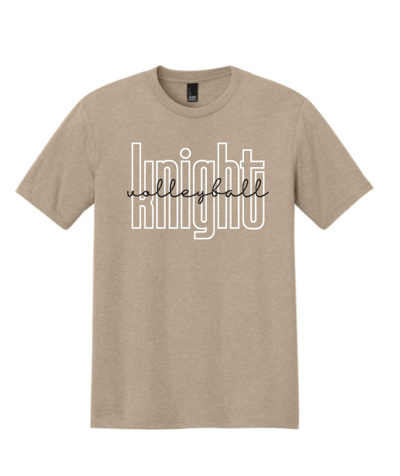 Eagle Mountain Volleyball Soft Cotton T-Shirt (Unisex, Ladies, and Youth) - Cursive Logo