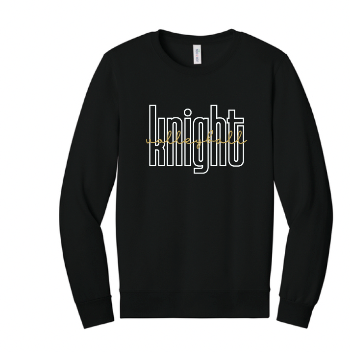 Eagle Mountain Volleyball Crewneck Sweatshirt - Cursive Logo
