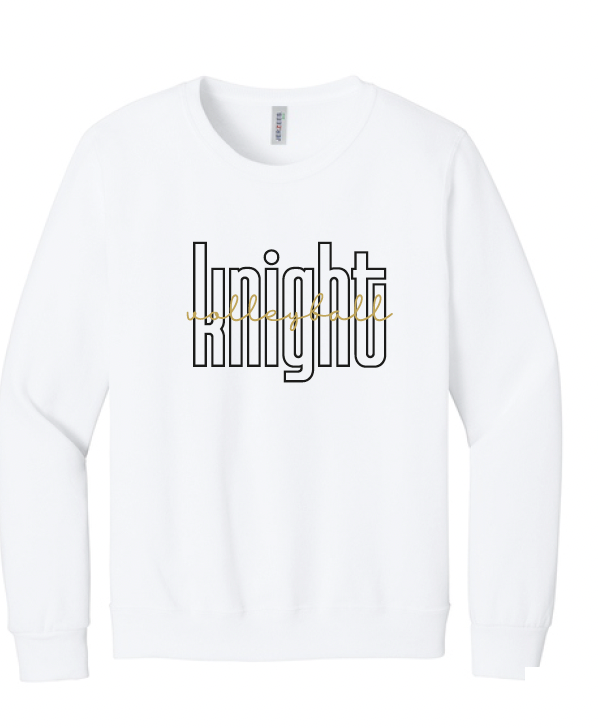 Eagle Mountain Volleyball Crewneck Sweatshirt - Cursive Logo