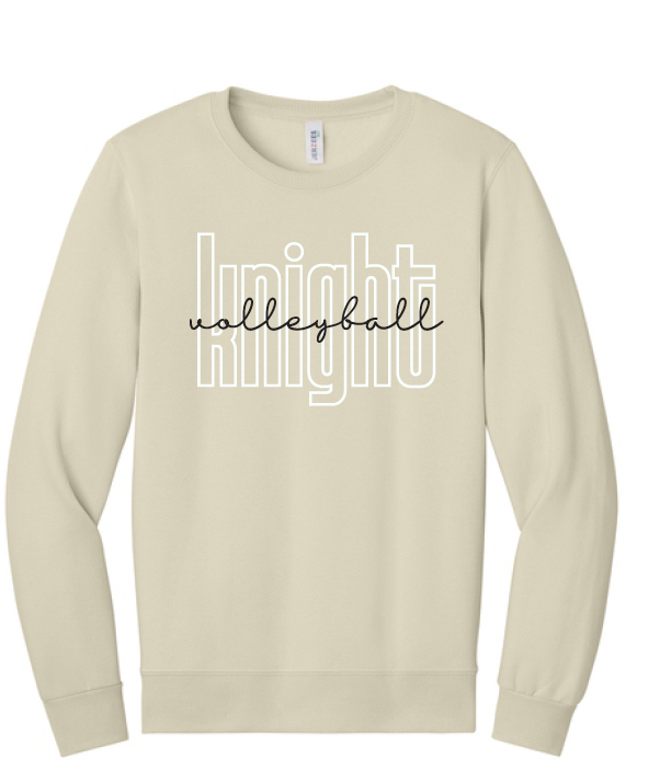 Eagle Mountain Volleyball Crewneck Sweatshirt - Cursive Logo