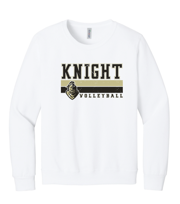 Eagle Mountain Volleyball Crewneck Sweatshirt - Stripe Logo